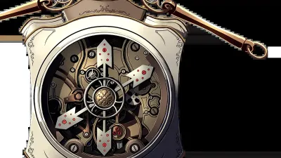 Official Orbment system artwork showing the pocket-watch style orbal device with its central gear and casing detail