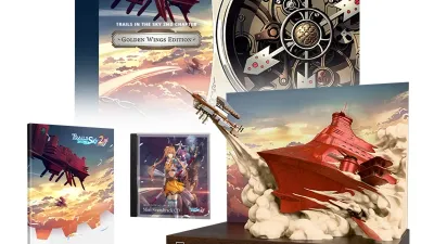 Official collector edition photo: box, Glorious x Arseille diorama, artbook, mini soundtrack, SteelBook and game cases laid out